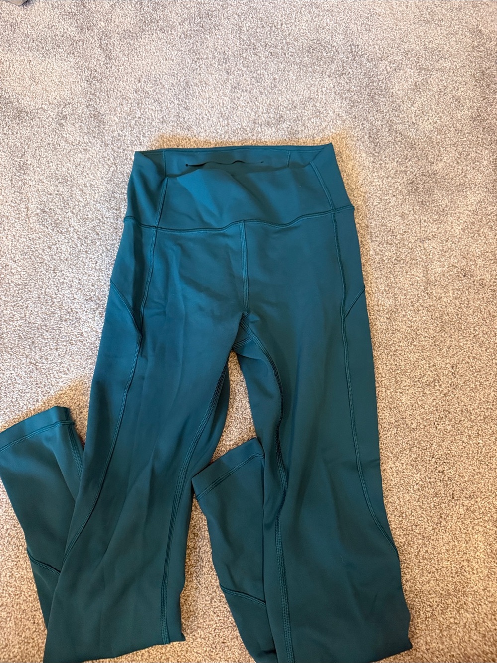 Lululemon High-Rise Teal Active Leggings